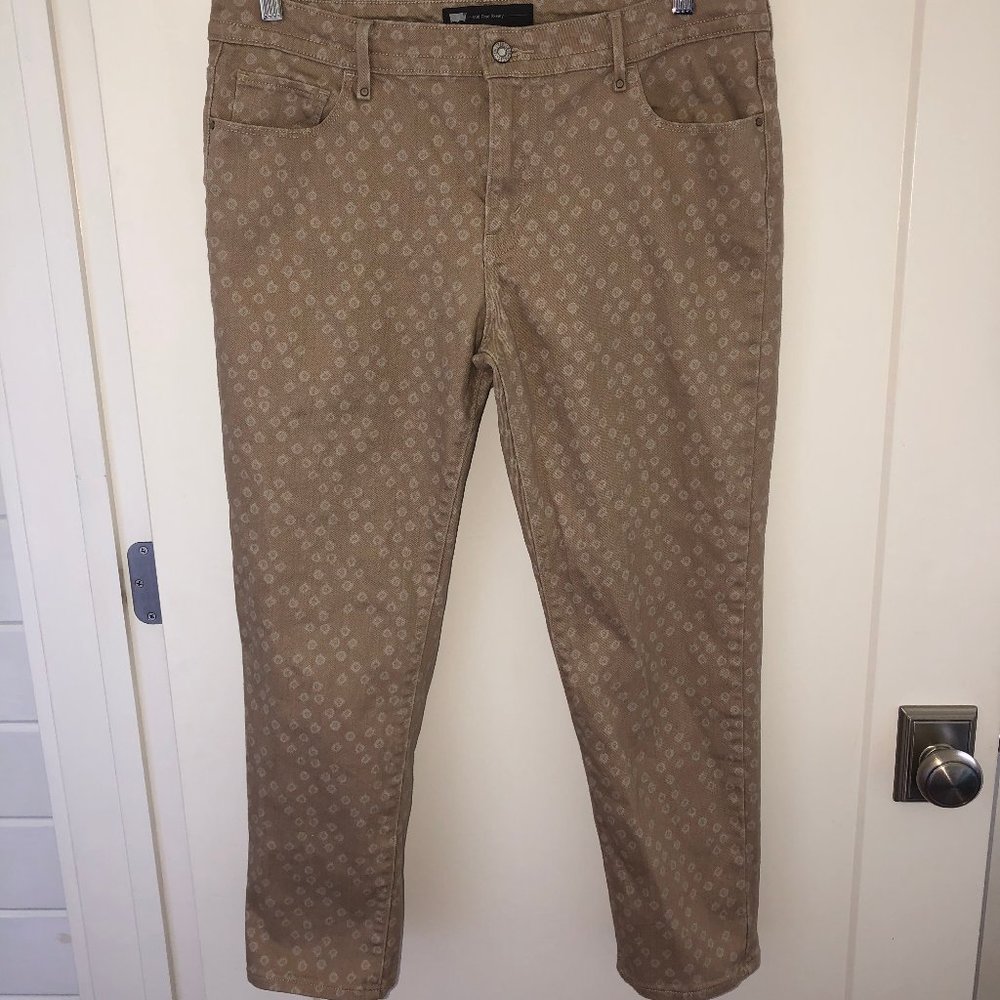 Levi's Mid Rise skinny jeans sz 14/32 NWOT print